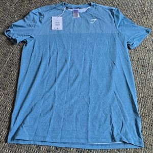 Gymshark Vital Seamless Men's Teal Athletic Short-Sleeve Tee